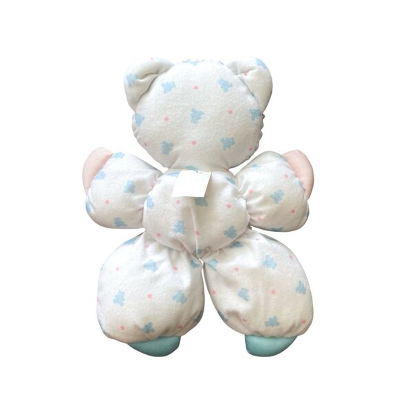 Vintage Fisher Price Baby Doll Plush Slumber Babies Lovey 1989 Blue Boy - Picture 3 of 5